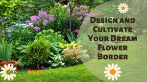 Mixed flower border planting: How to design a flower border